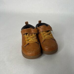 Carter’s Infant Baby Shoes Booties Boots Size 3 M CUTE Faux Utility Construction